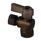 Kingston Brass KF3310ORB 3/8" FIP X 3/8" OD Comp Angle Stop Valve, Oil Rubbed Bronze KF3310ORB - alternate 1